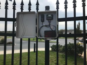 solar panel on vizpin access control systems